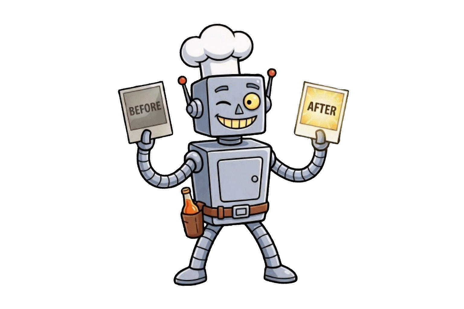 Mr. Sauce — Frame Sauce mascot